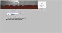 Desktop Screenshot of cdreviewsat.livemusicreview.co.uk